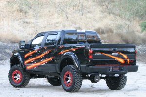 Ford F-150 BedStep - Rear - AMP Research - Retractable Rear Bumper Access Step - Black - `06-`14 Ford F-150 BedStep - Rear - AMP Research - Retractable Rear Bumper Access Step - Black - `06-`14